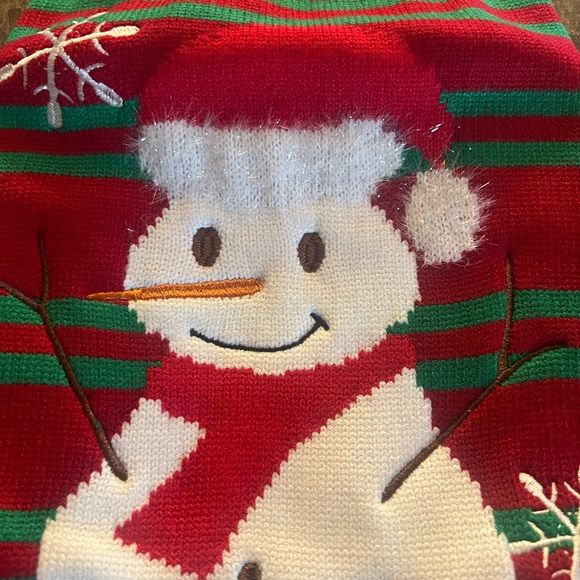 NWT snowman dog sweater - Picture 2 of 3